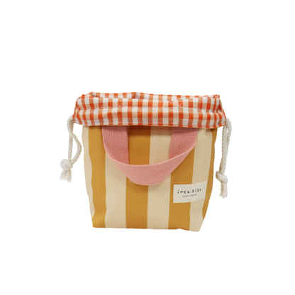 Snack Bag - Stripe Pink | Inka Kids