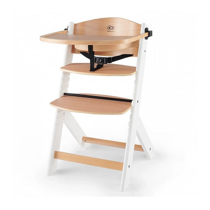 Silla de Comer Evolutiva Enock - Madera / Blanco | Kinderkraft