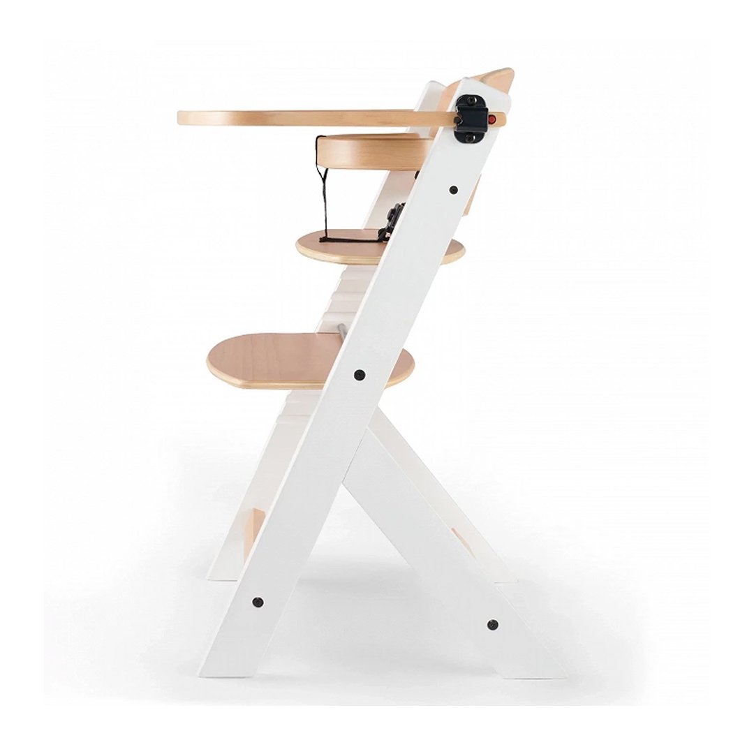 Silla de Comer Evolutiva Enock - Madera / Blanco | Kinderkraft