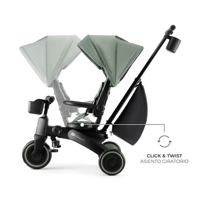 Triciclo Multifuncional Jazz 6 en 1 - Green | Kinderkraft (BSS)