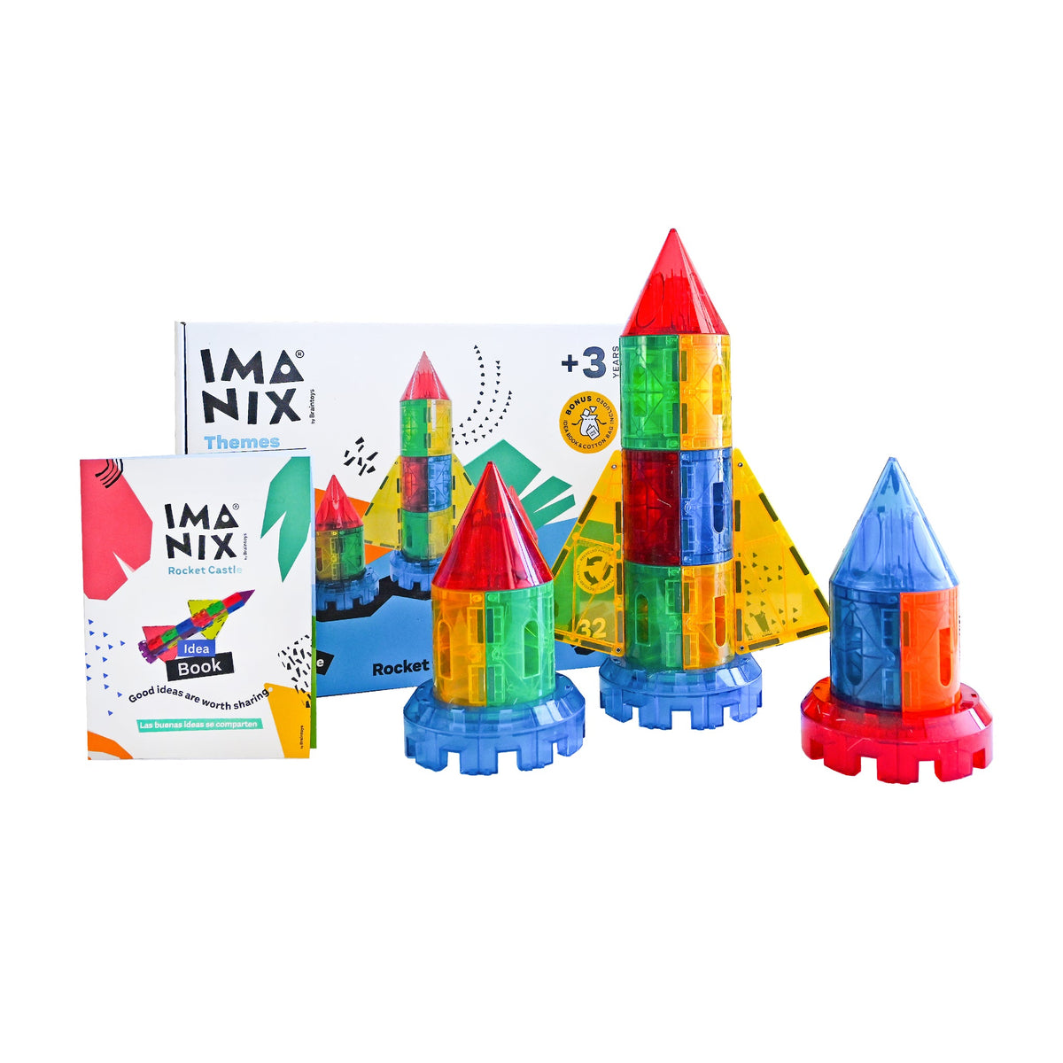 Imanix Rocket Castle - 32 Piezas | Imanix