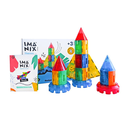 Imanix Rocket Castle - 32 Piezas | Imanix