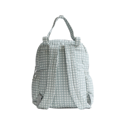 Mochila Maternal Quilt - Vichy Verde Agua | Lounge