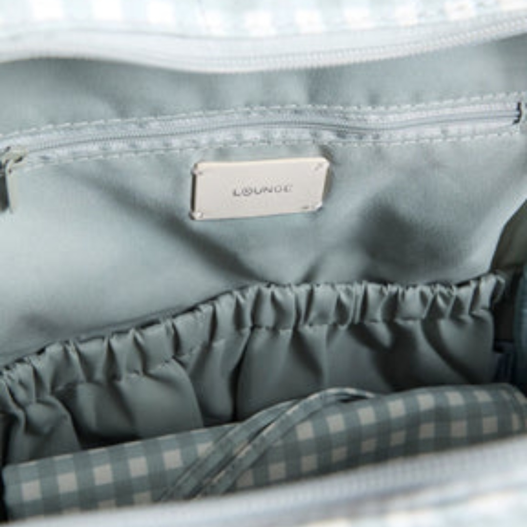Mochila Maternal Quilt - Vichy Verde Agua | Lounge