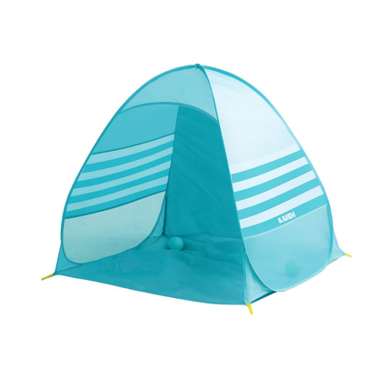 Carpa de Playa Plegable con Filtro UV - Azul | Ludi