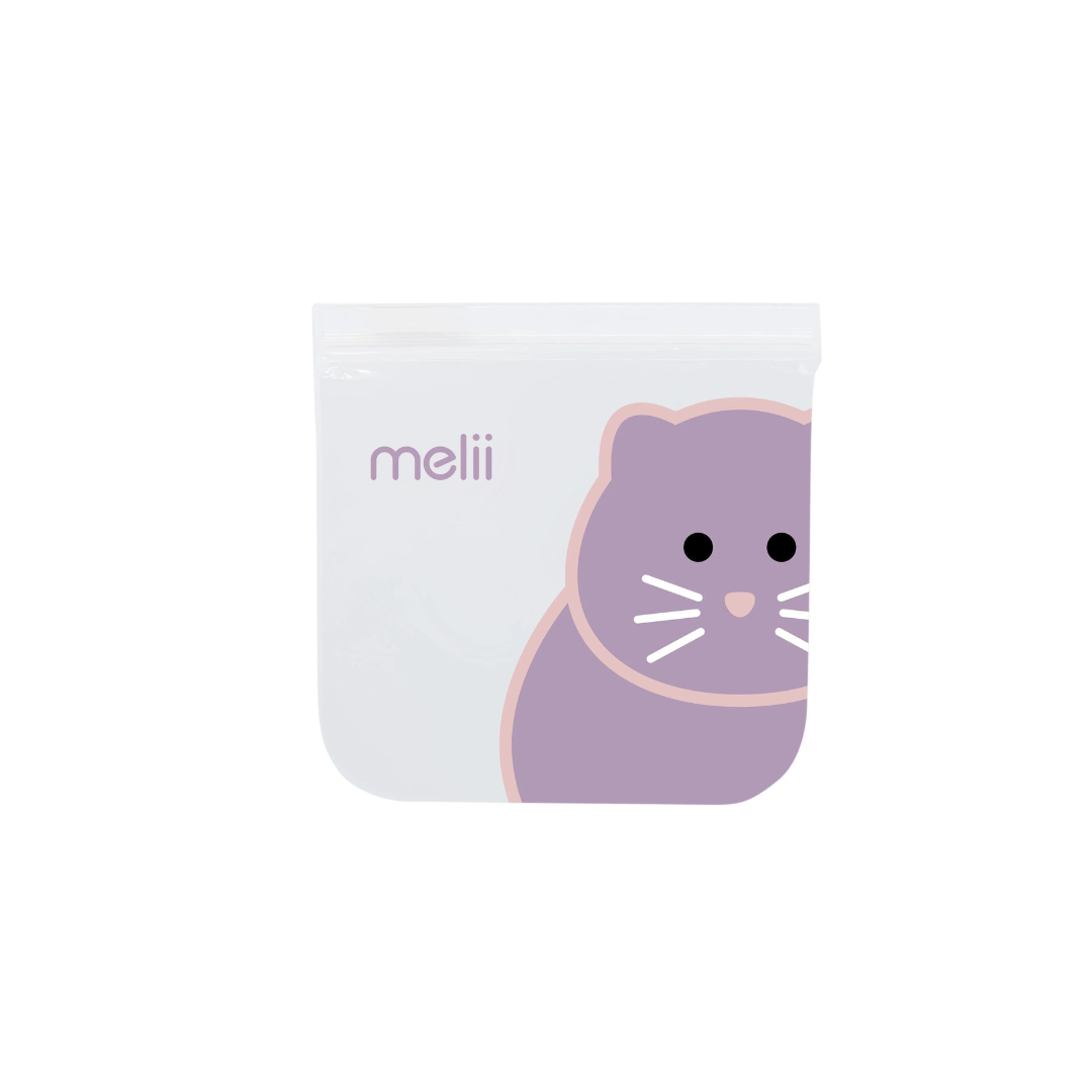 Reusable Snack Bags - 4 Pack - Unicorn and Cat
