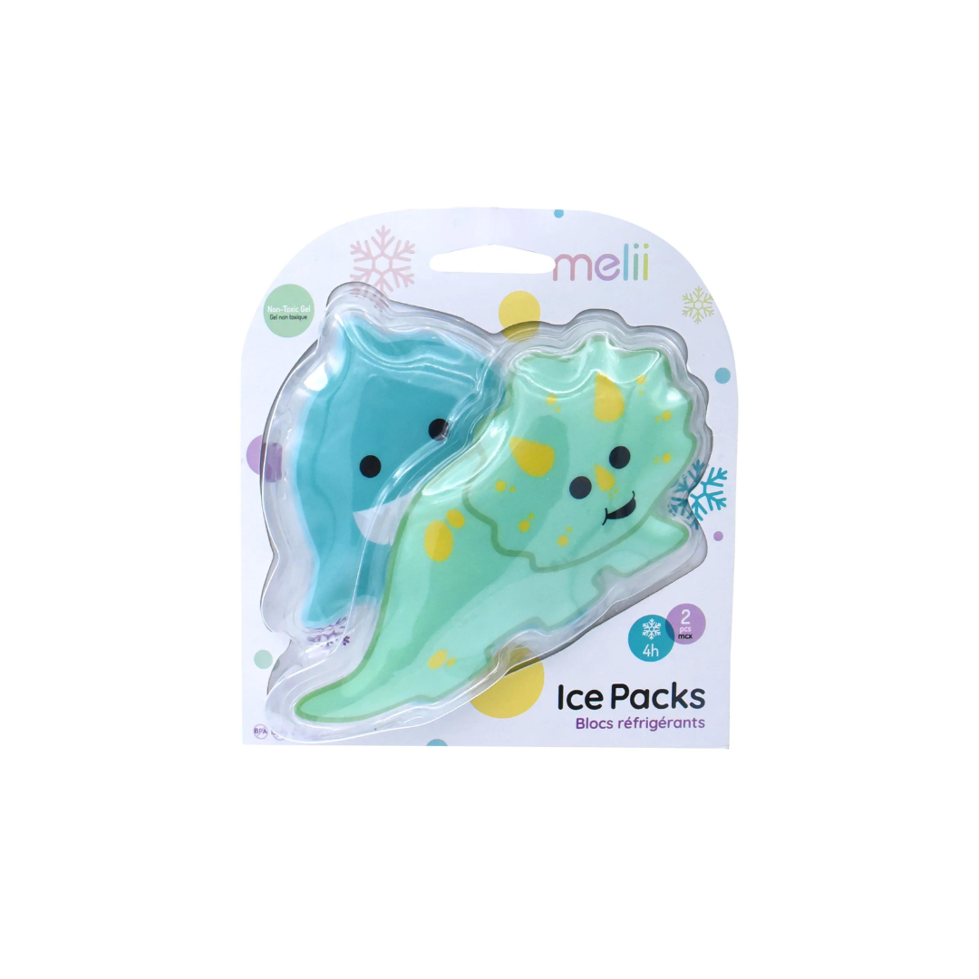 Pack de 2 Hielo en Gel - Dino y Tiburón | Melii