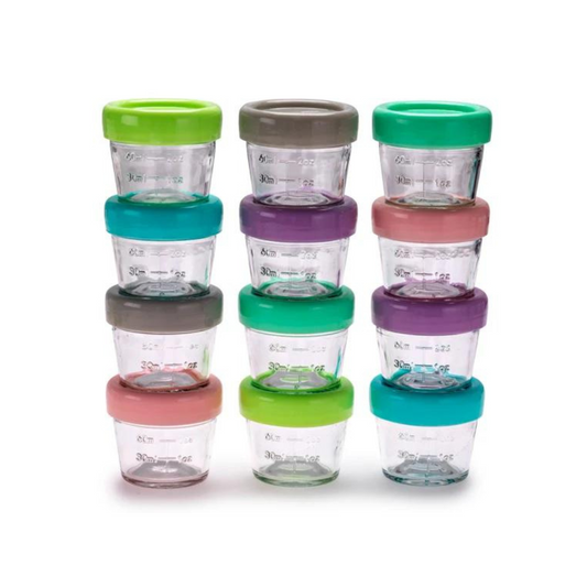 Pack de 12 Contenedores de Vidrio 118 ml | Melii