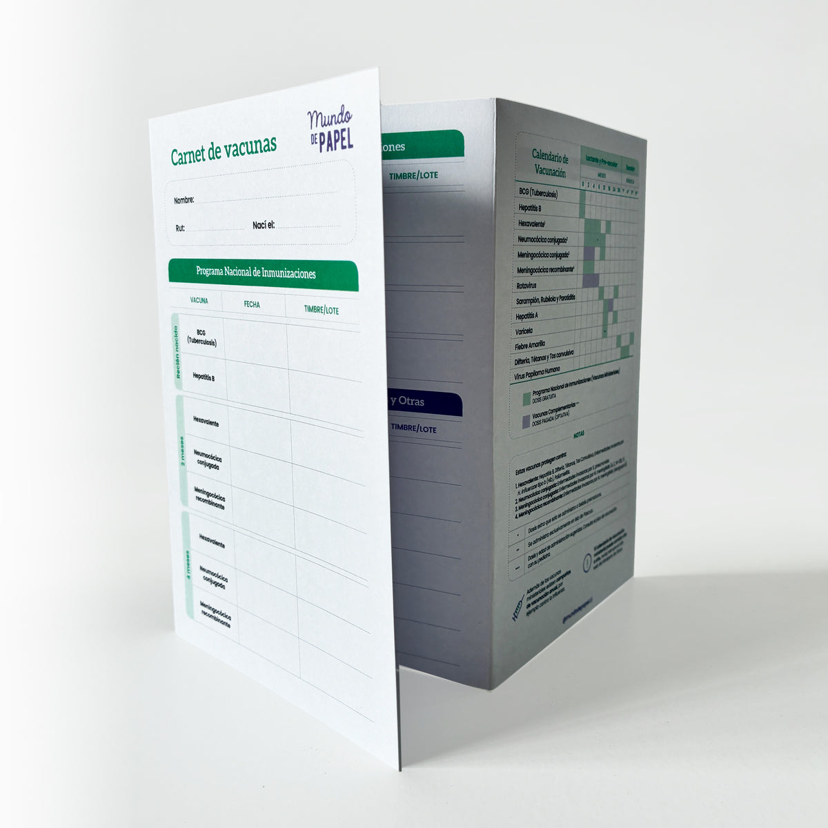 Cuaderno de Salud - Zorro - 3ra Edición | Mundo de Papel