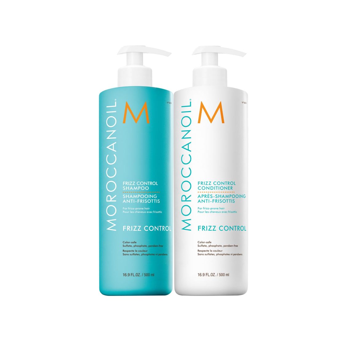 MOROCCANOIL Frizz Control Shampoo and Conditioner Set packaging