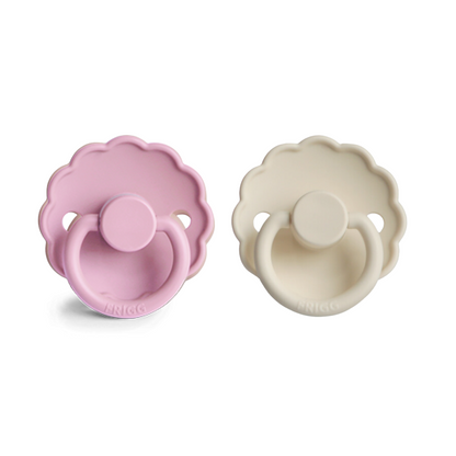 Pack de 2 Chupetes de Latex - Daisy - Lupine / Cream | FRIGG