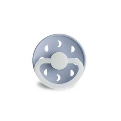 Chupete de Latex - Moon Phase - Night - Powder Blue | FRIGG