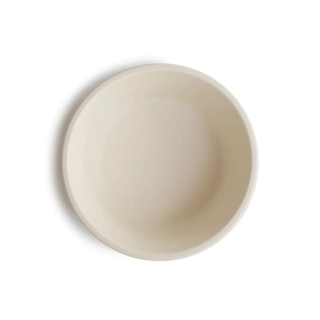 Bowl de Silicona con Succión - Ivory | Mushie