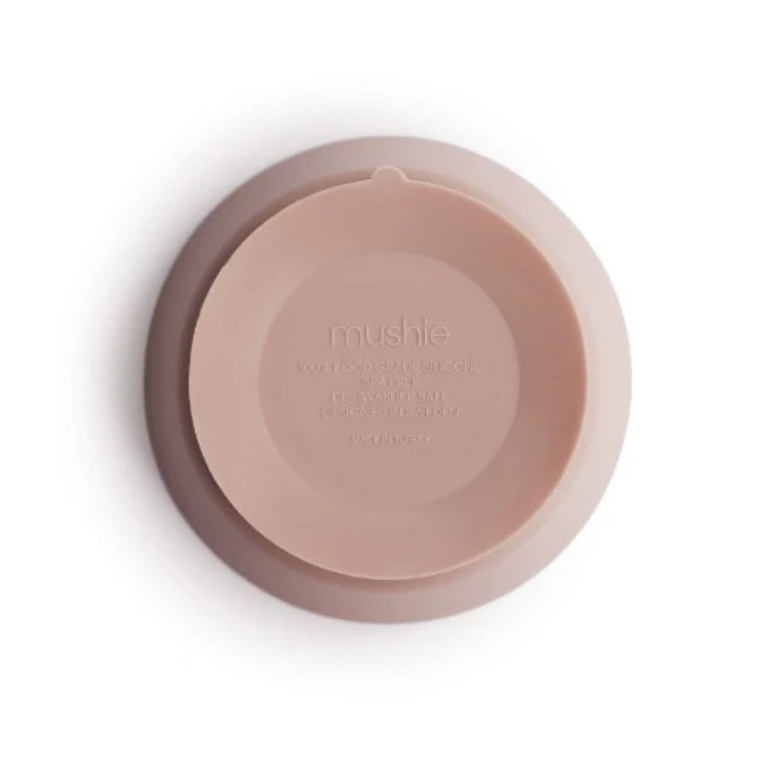 Plato de Silicona con Succión - Blush | Mushie