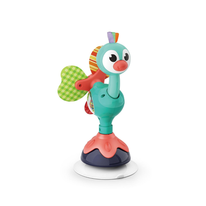 Juguete con Succión - Pavo Real | Hola Toys