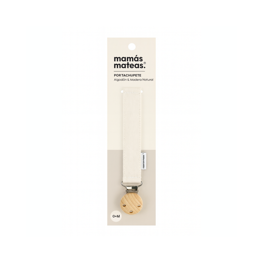 Portachupete de Algodón  - Beige | Mamás Mateas