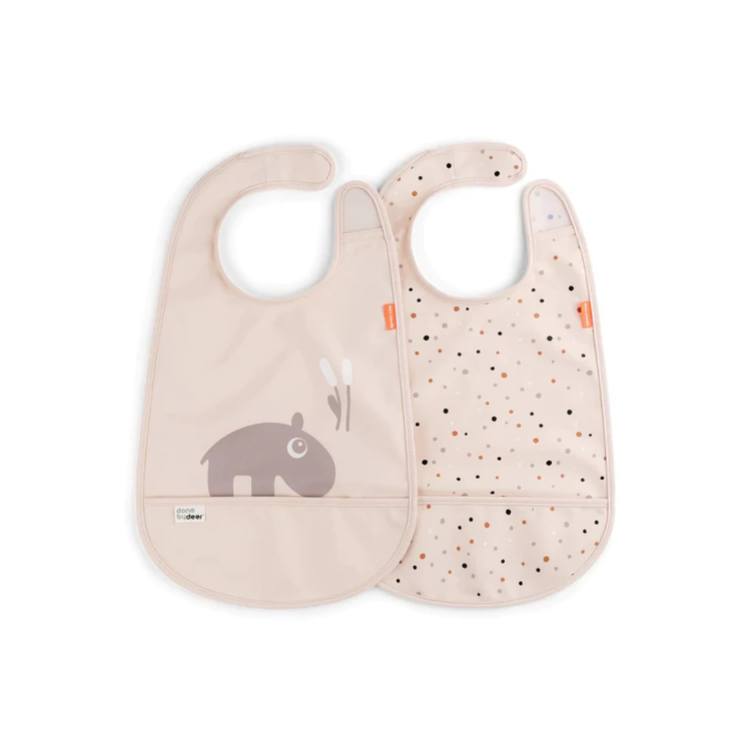 Set de 2 Baberos - Ozzo - Rosa | Done by deer