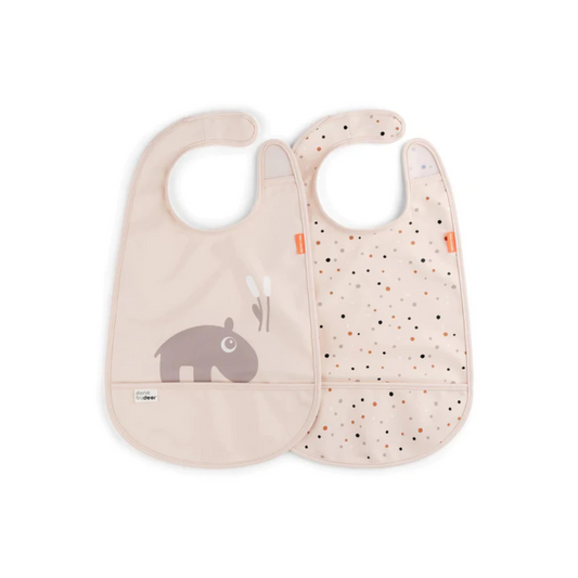 Set of 2 Ozzo Pink Bibs