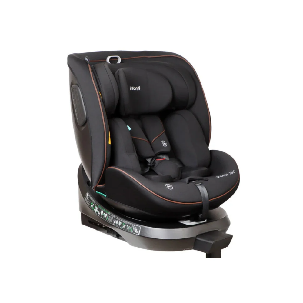 Silla de Auto Convertible Strade 360° - Black | Infanti
