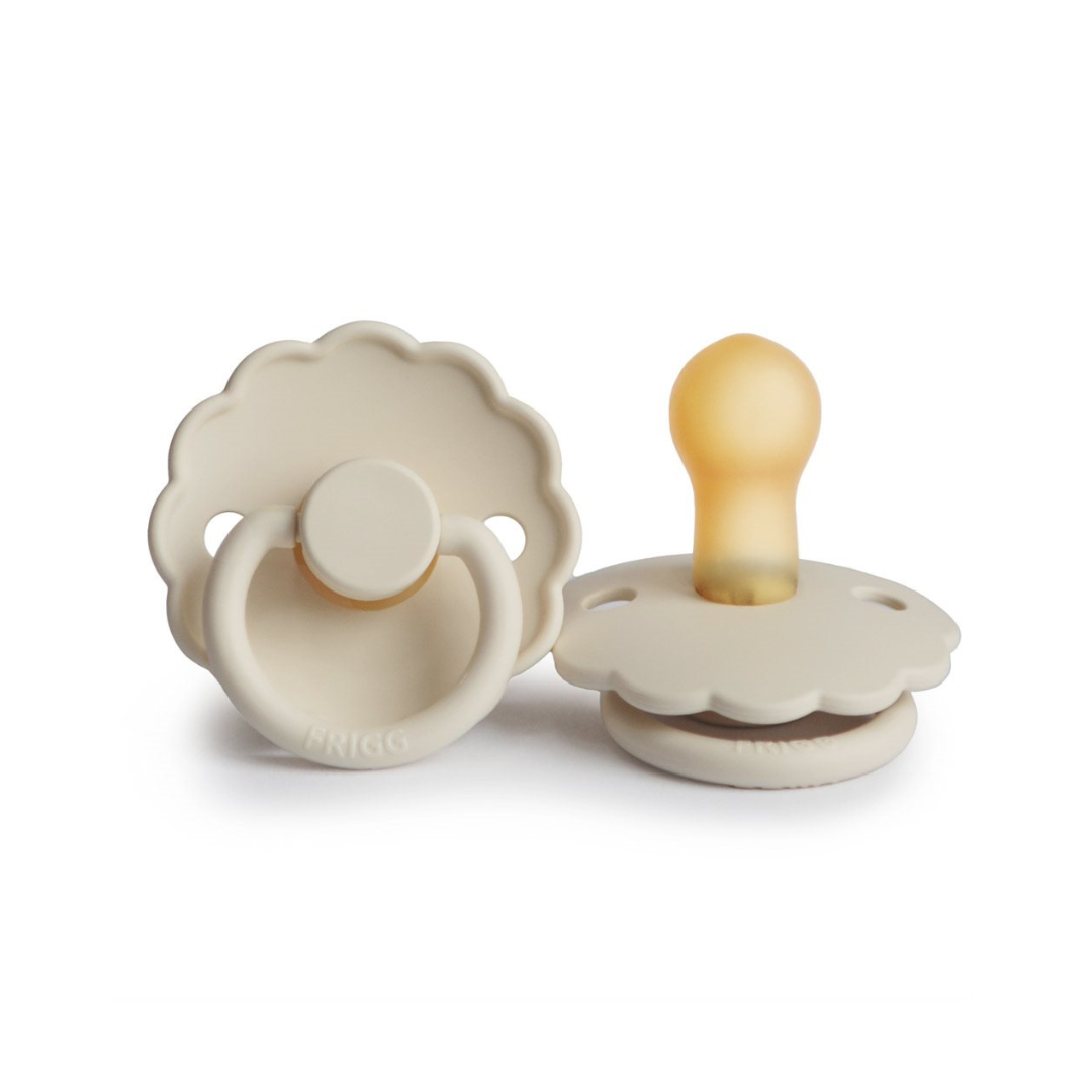 Chupete de Latex - Daisy - Cream | FRIGG