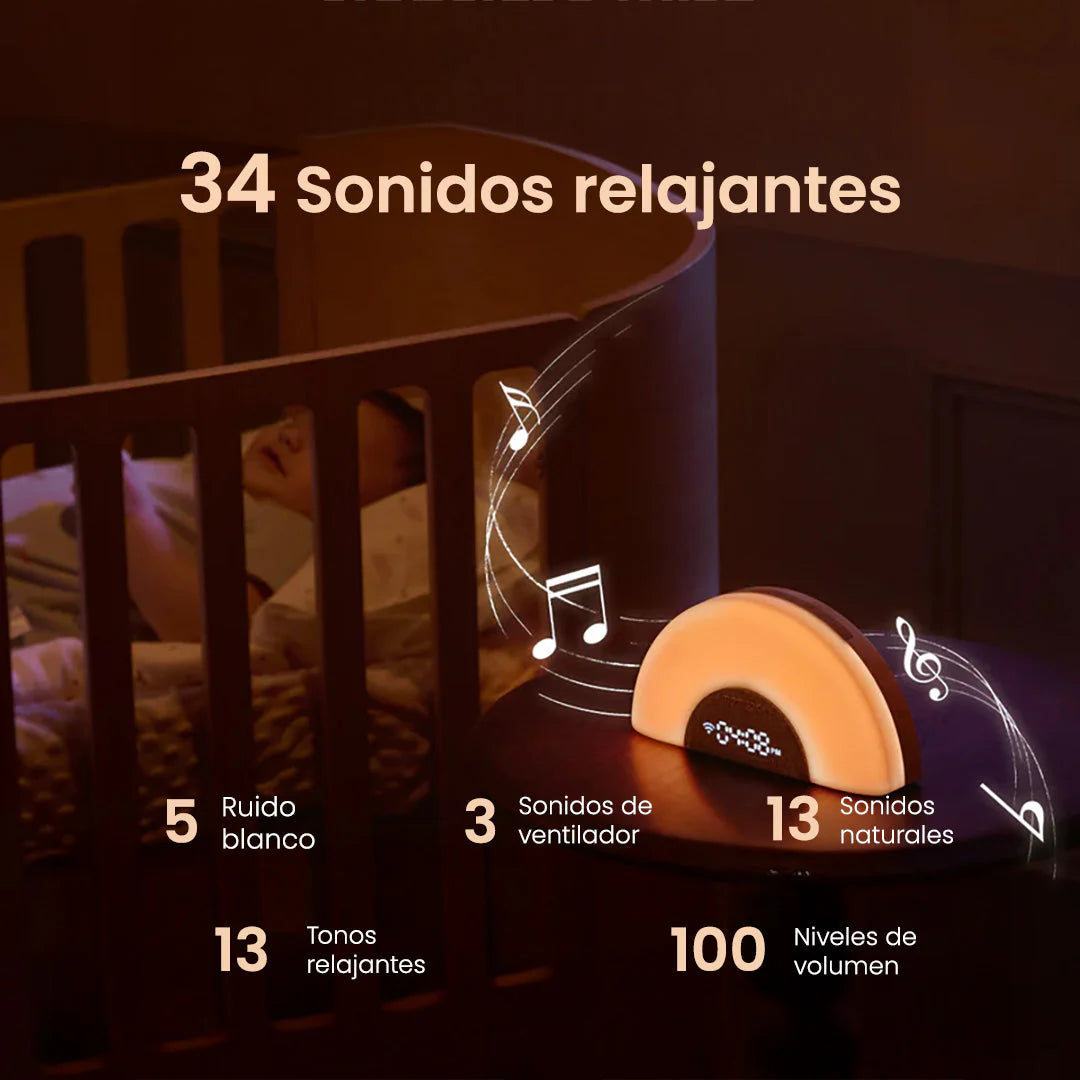 Máquina Ruido Blanco Arcoíris | MomCozy