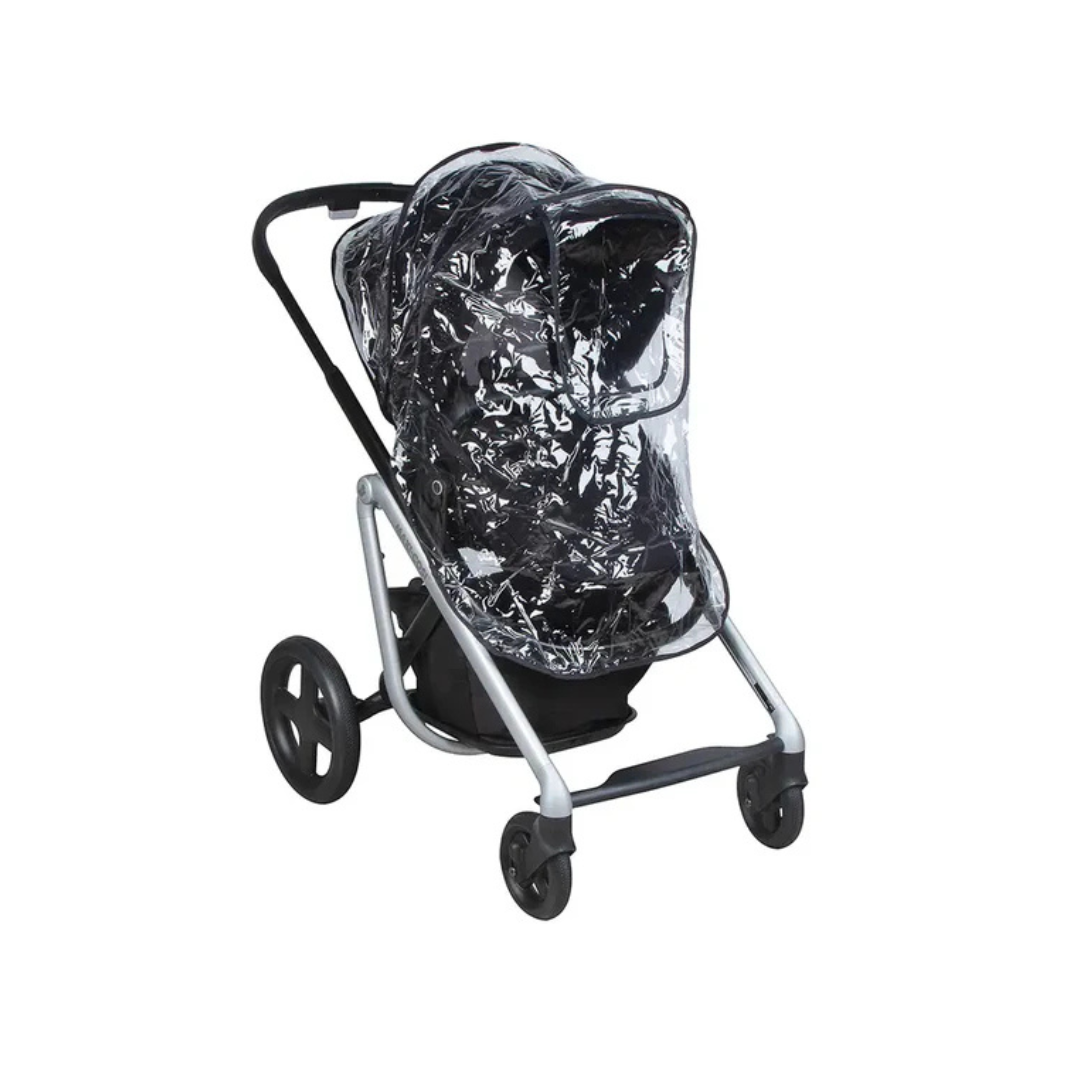 Travel System Coche de Paseo Lila + Silla Nido Mico Max - Black | Maxi Cosi