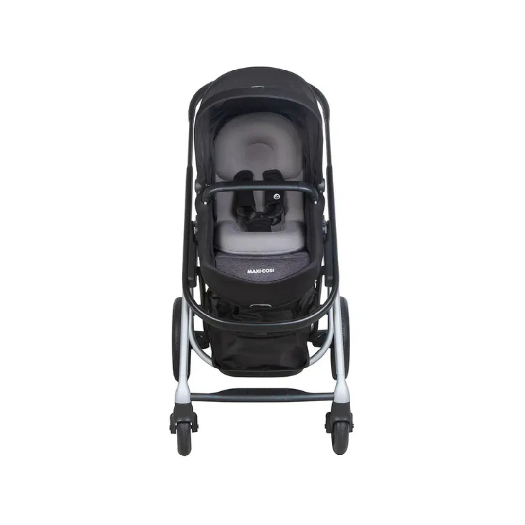 Travel System Coche de Paseo Lila + Silla Nido Mico Max - Black | Maxi Cosi