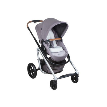 Travel System Coche de Paseo Lila + Silla Nido Mico Max - Grey | Maxi Cosi