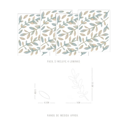 Stickers Decorativos Para Muros - Eucalipto | Murami