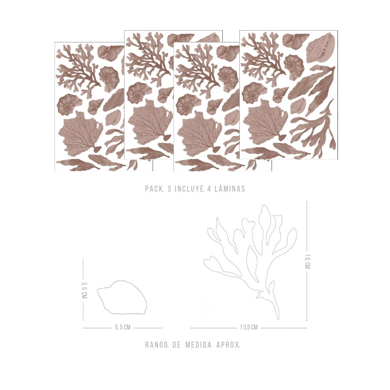 Stickers Decorativos Para Muros - Marino Beige | Murami
