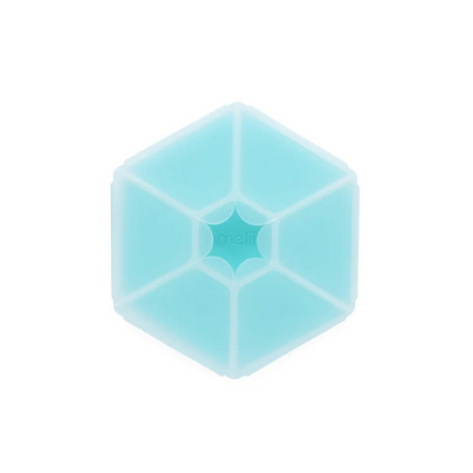 Snackle Box - Caja Contenedora de Snacks Hexagonal - Azul | Melii