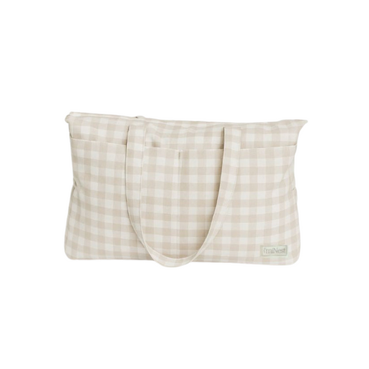 Bolso Maletín - Vichy Beige | miNest
