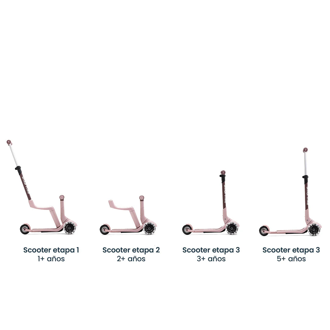 Xtend Mini- Ride 3 en 1 (1-9 años) - Coral Pink | Smartrike