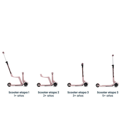 Xtend Mini- Ride 3 en 1 (1-9 años) - Coral Pink | Smartrike