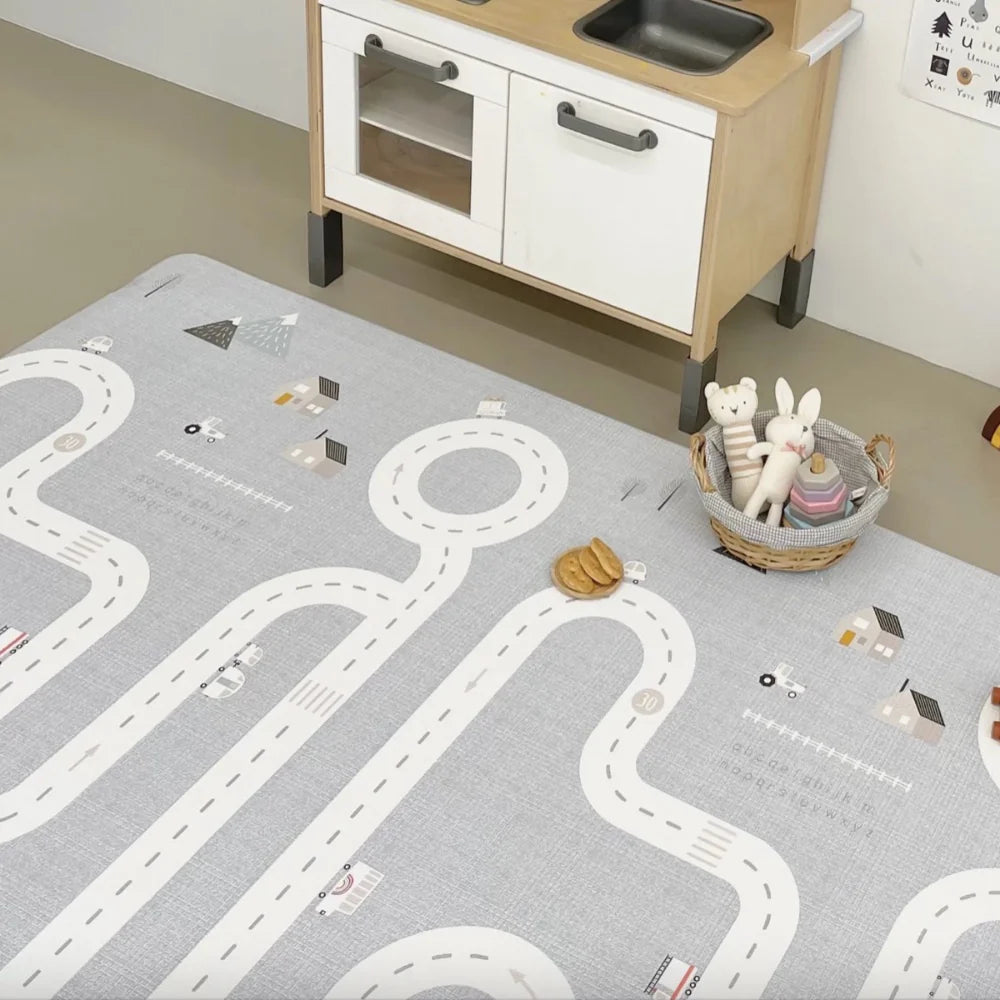 Alfombra de Juego Reversible y Antigolpes - Montaña | Oruga Kids
