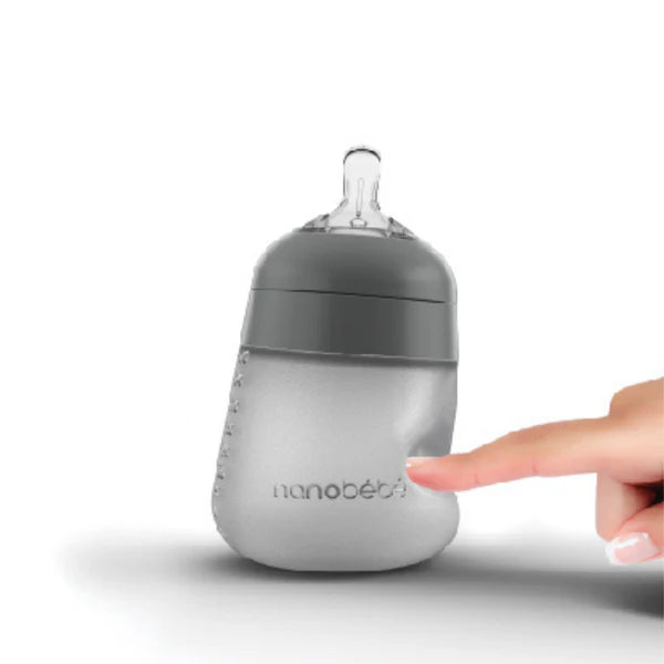 Pack 3 Mamaderas de Silicona 270 ml - Turquesa | Nanobebé