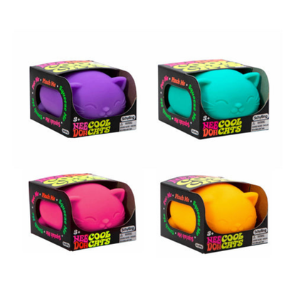Cool Cats - Pelota Antiestrés Squishy - Rosado | NeeDoh