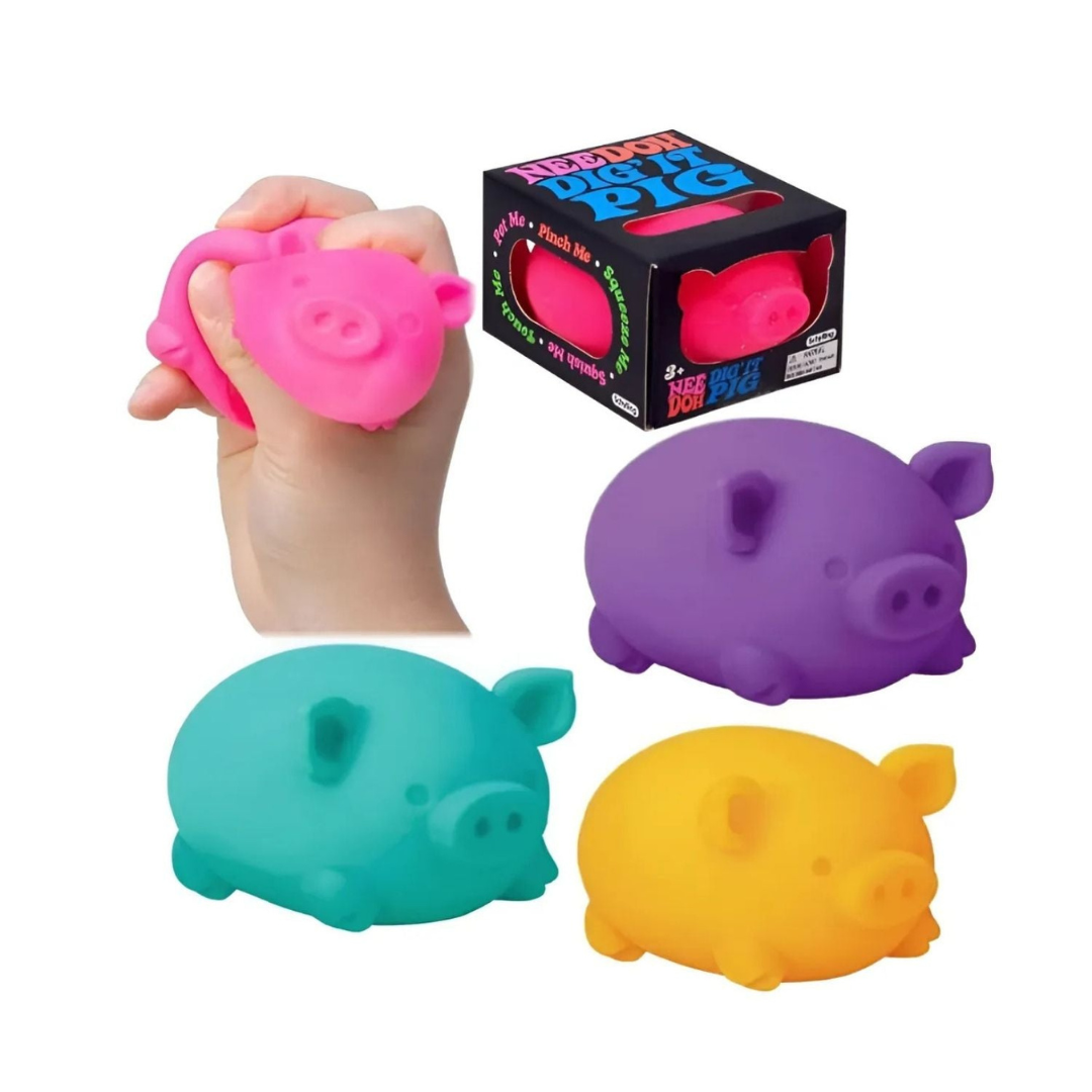 Dig it Pig - Pelota Antiestrés Squishy - Naranjo | NeeDoh