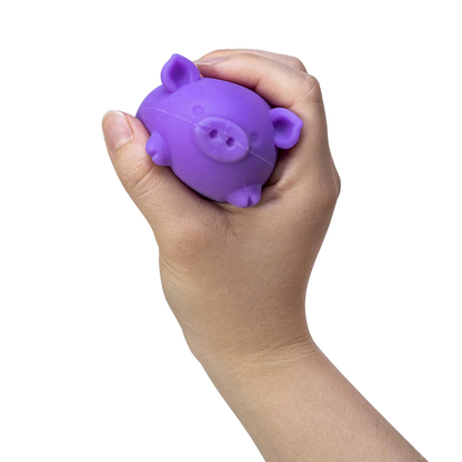 Dig it Pig - Pelota Antiestrés Squishy - Morado | NeeDoh