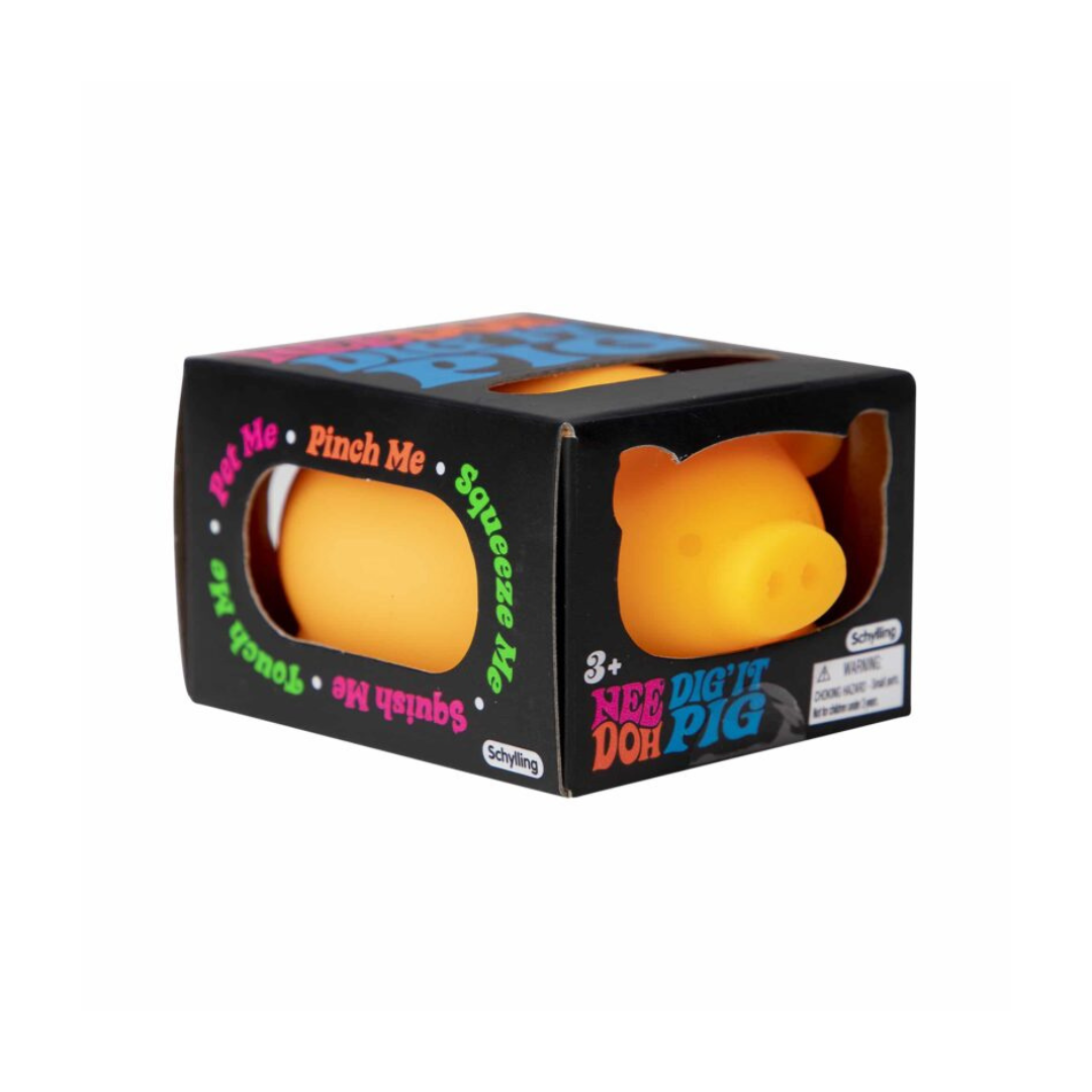 Dig it Pig - Pelota Antiestrés Squishy - Naranjo | NeeDoh
