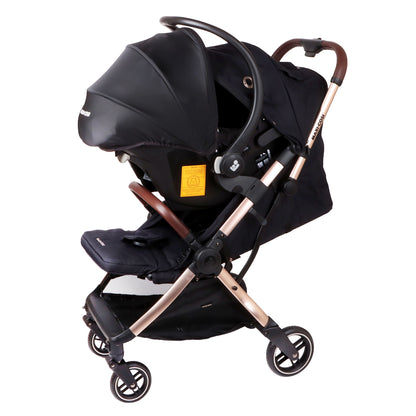 Coche Travel System Eva3 Essential - Black Champagne | Maxi Cosi