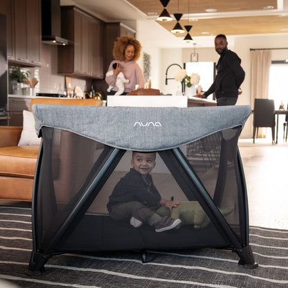 Cuna de Viaje Sena™ Aire - Charcoal | Nuna