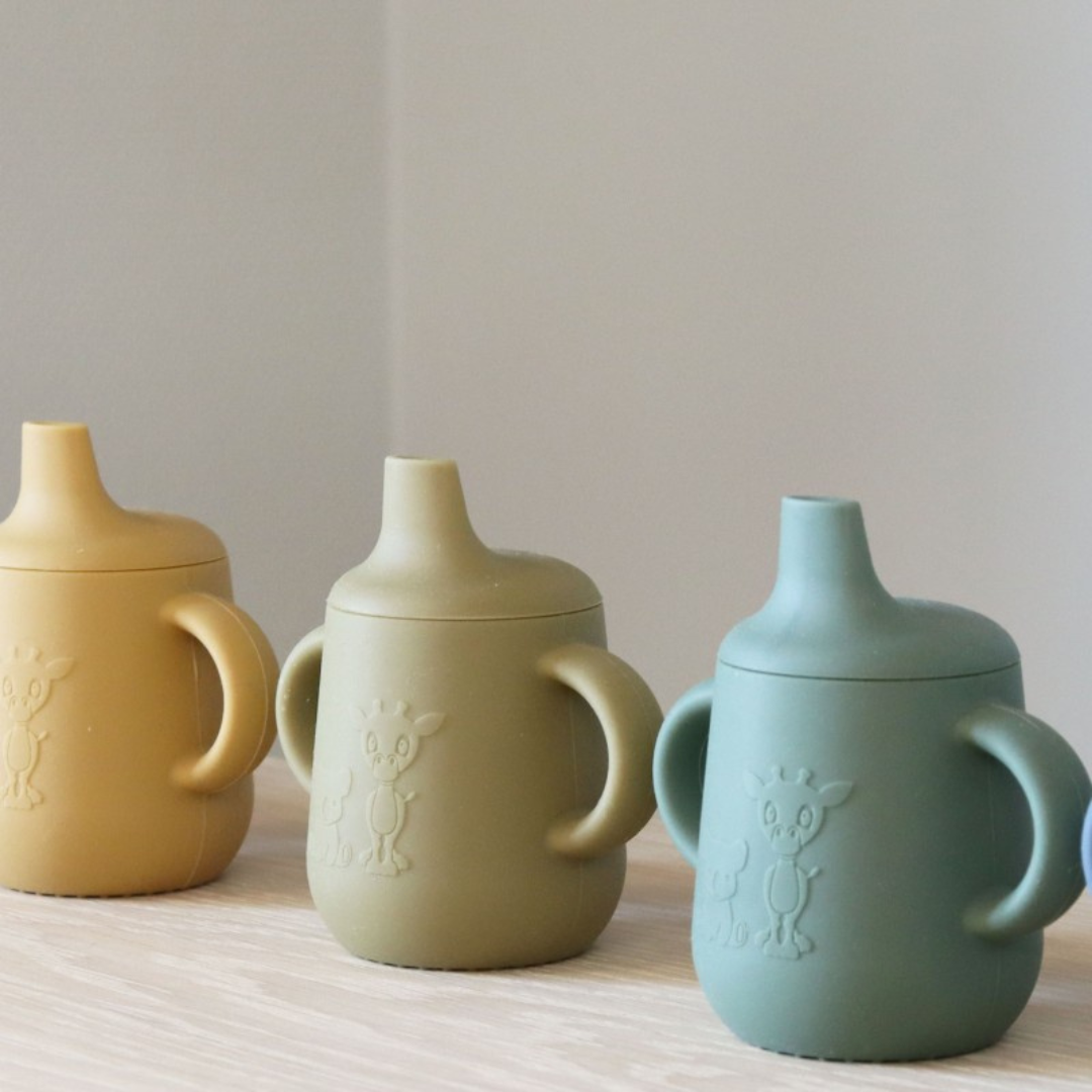 Vaso de Silicona con Tapa Antiderrame Aiko - Mar de Bering | Nuuroo