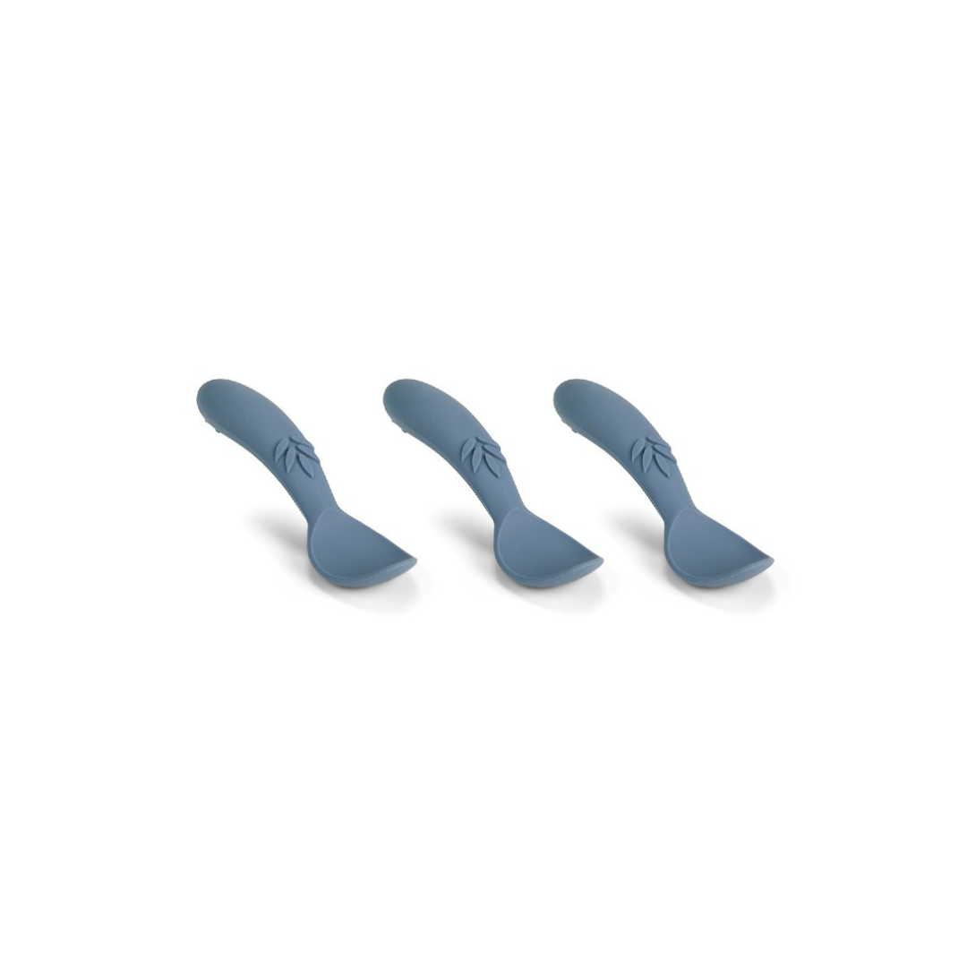 Pack 3 Cucharas de Silicona Ella - Mar de Bering | Nuuroo