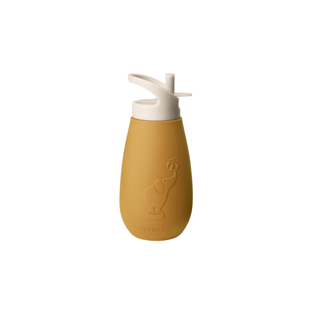 Botella de Silicona 350ml Pax - Amarillo Empolvado | Nuuroo