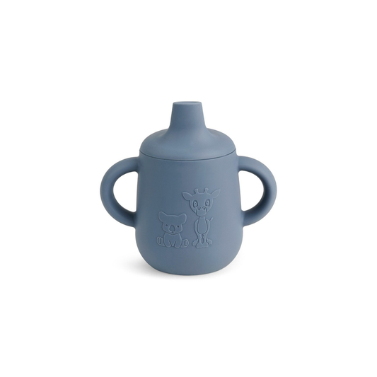 Vaso de Silicona con Tapa Antiderrame Aiko - Mar de Bering | Nuuroo