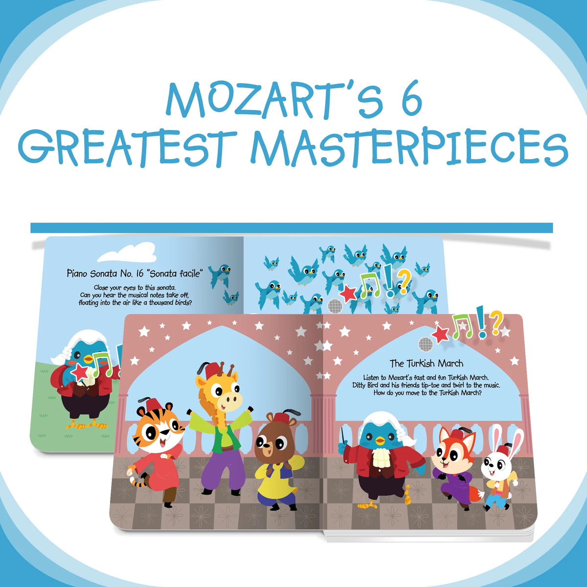 Libro Interactivo Musical - Music of Mozart | Ditty Bird