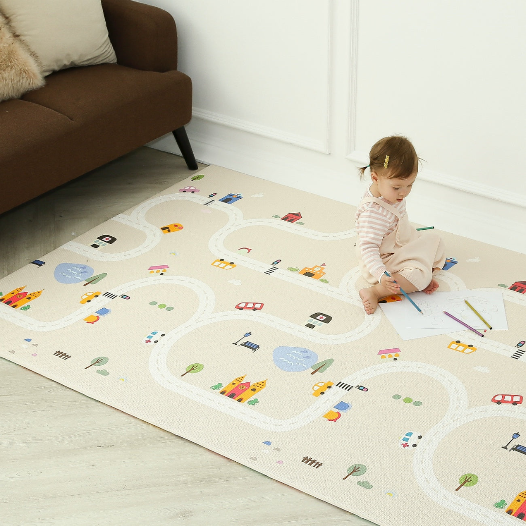 Alfombra de Juego Reversible y Antigolpes - Ciudad | Oruga Kids