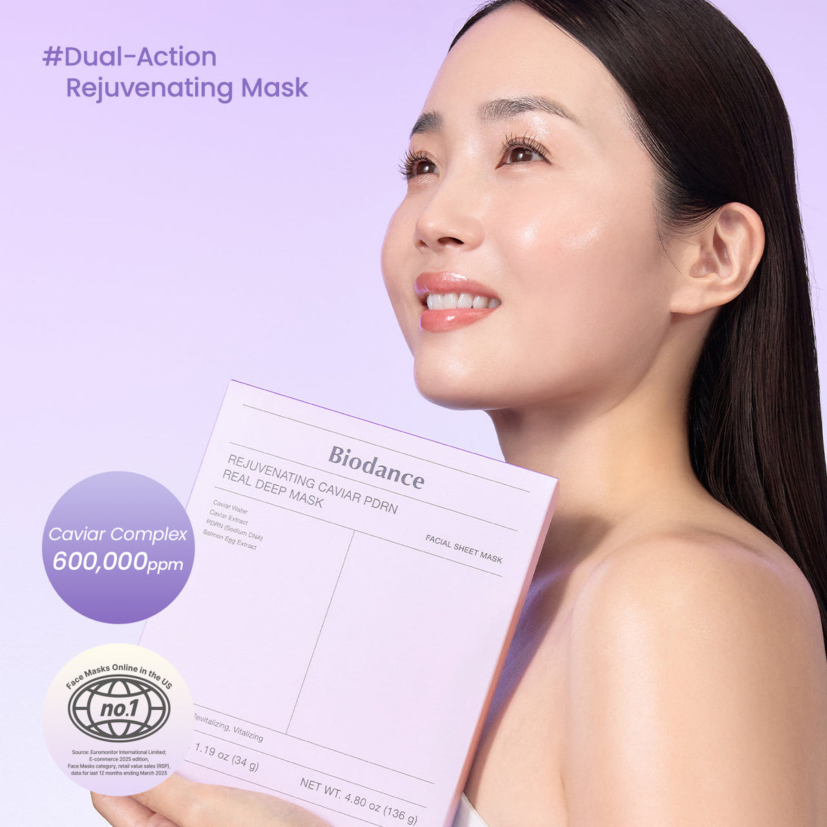 BIODANCE Rejuvenating Caviar PDRN Real Deep Mask 34g