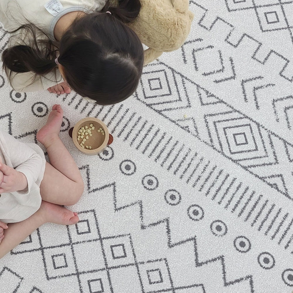 Alfombra de Juego Reversible y Antigolpes - Étnico | Oruga Kids